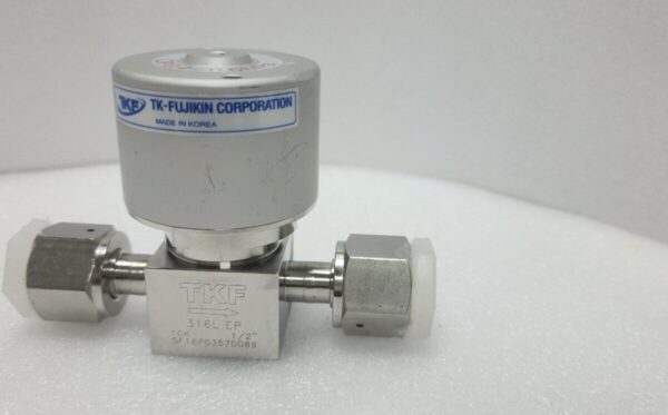 TKF TK-Fujikin Diaphragm Valve O.P. 0.4~0.6 Mpa S8PDVN-VF-C-P, N.C,Used,Kr,97053 - Image 2