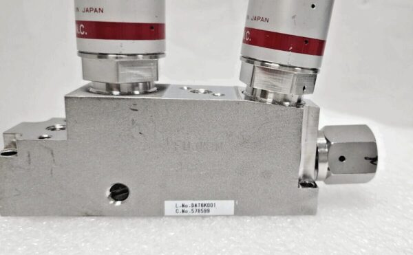 Fujikin 578599 Valve Assy, O.P. 0.5~0.6MPa, Type N.C, Mat 316 L-P,Used,Jp_97033 - Image 2