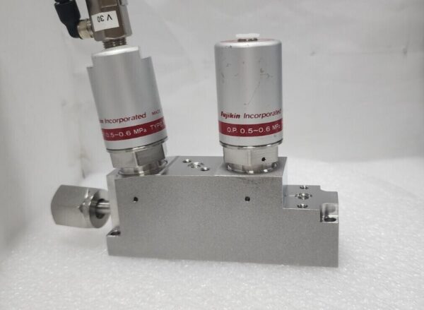 Fujikin 578599 Valve Assy, O.P. 0.5~0.6MPa, Type N.C, Mat 316 L-P,Used,Jp_97033 - Image 5