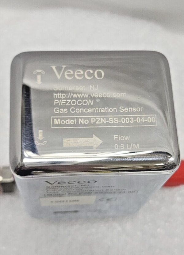 Veeco PIEZOCON PZN-SS-003-04-00 Gas Concentration Sensor ,Used,US _97036 - Image 4