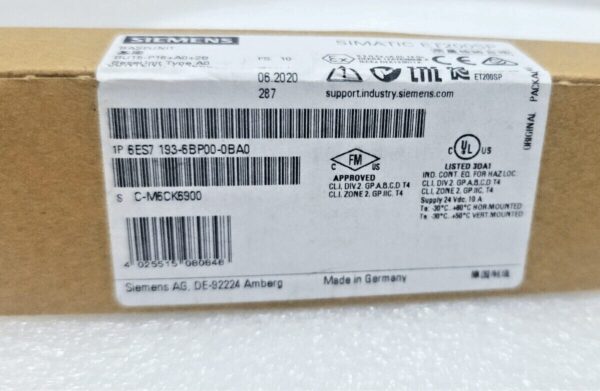 Siemens Simatic ET200SP 6ES7 193-6BP00-0BA0 Baseunit,Unused,Germany_97096 - Image 2