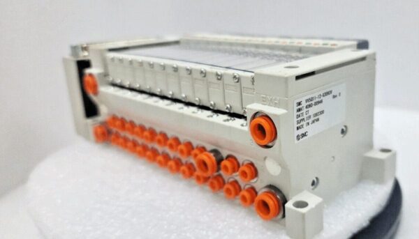 SMC VV5Q11-12-X3093V Manifold, AMAT 4060-00946 Rev 0, VQ1200-51-X508x12 Pc+97080 - Image 2