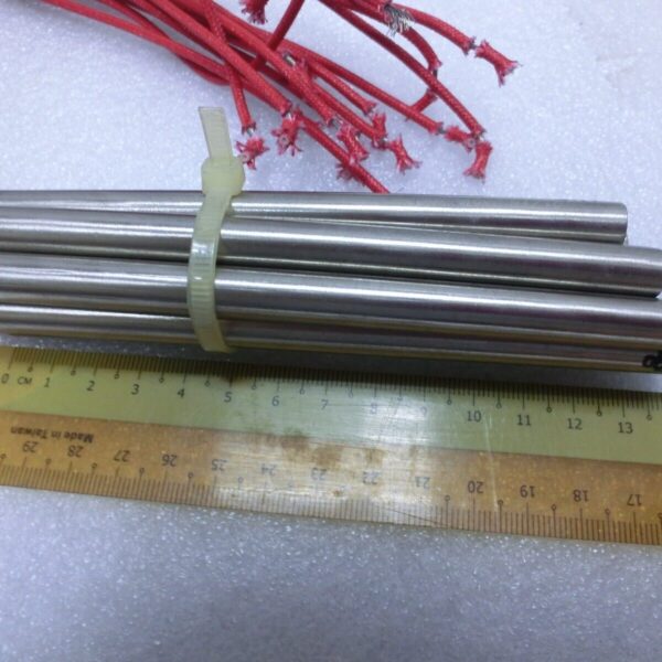 Lot of 8 01/10 230V/600W Cartridge heater,Dia 9.5mmx140mm,Unused,na+9467 - Image 3