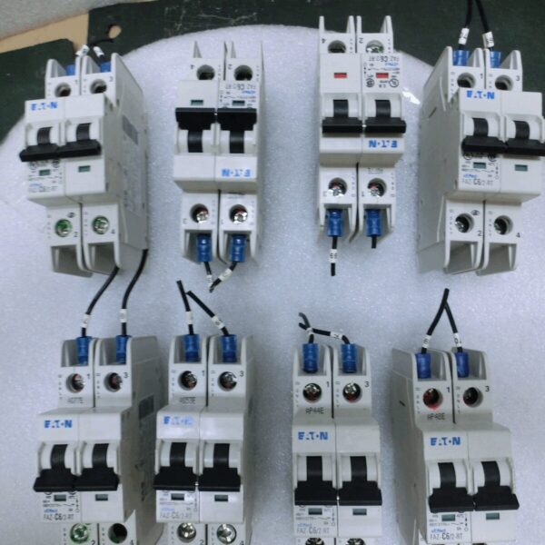 Lot of 8 EATON FAZ-C6/2-RT 2Pole Unit Circuit Breaker,415V~,Used,Sp+9557 - Image 6