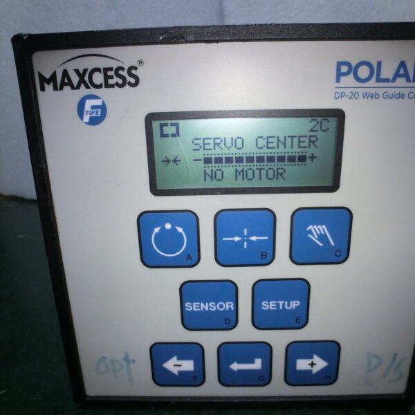 Maxcess Polaris DP-20 Web Guide Controller,Used,US+9542
