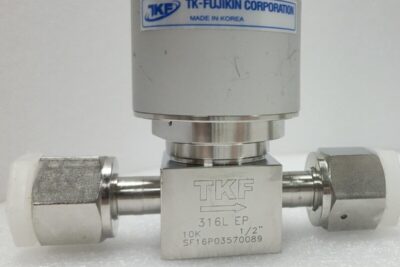 TKF TK-Fujikin Diaphragm Valve O.P. 0.4~0.6 Mpa S8PDVN-VF-C-P, N.C,Used,Kr,97053