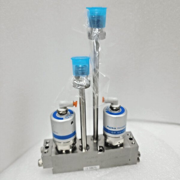 Fujikin Assembly Valve, C No. 591746, 2xO.P 0.5~0.6MPa, Type NO,Used,Jp+97150