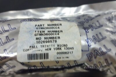 Pall Trinity Gaskleen Filter GTMN3600CC4 Filter Assemblies,Unused,US _97043