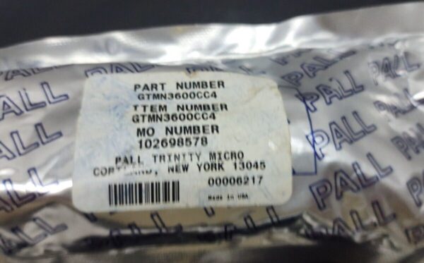 Pall Trinity Gaskleen Filter GTMN3600CC4 Filter Assemblies,Unused,US _97043