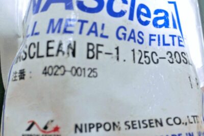 Nippon Nasclean Seisen BF-1.125C-30SLM,AMAT 4020-00125 Metal Gas Filter,Jp+97042