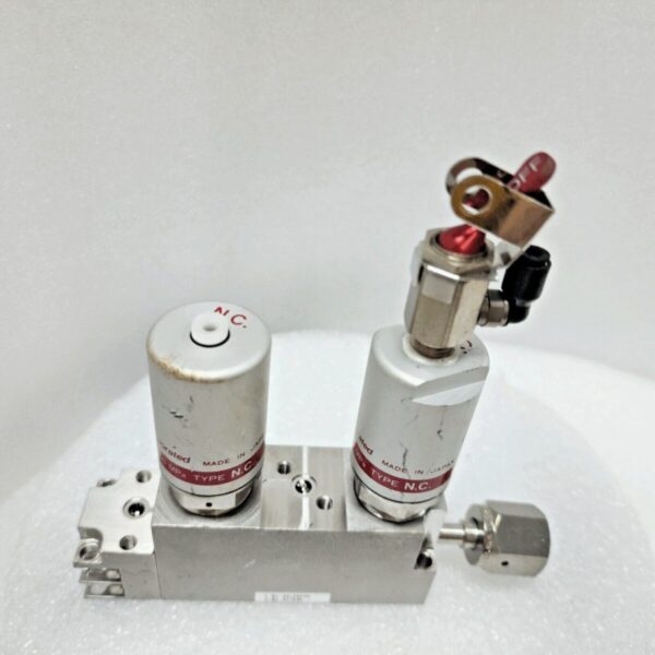 Fujikin 0.5-0.6MPa,Type N.C., C No. 477945 Valve Assembly,Used,Jp +97138